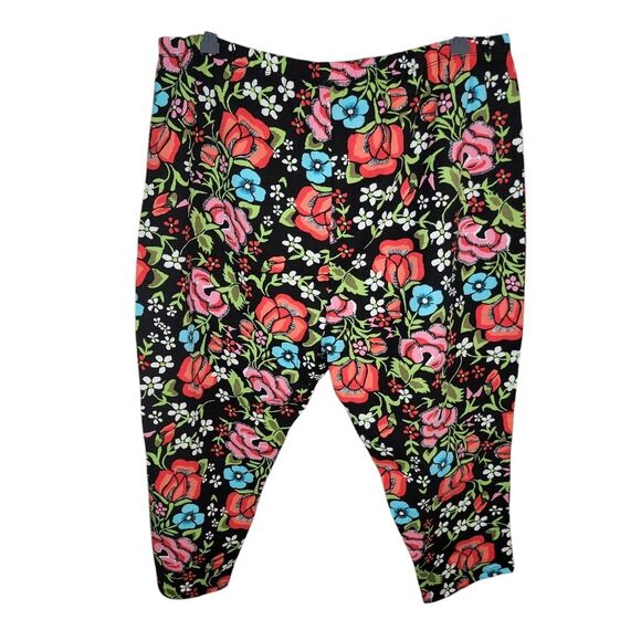 Ellos Nwot Floral Capri Leggings Pants Size 1x - Picture 1 of 6